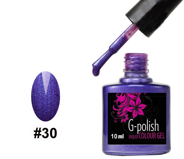G-Polish Colour no.30 - Dark Slate Blue 10ml