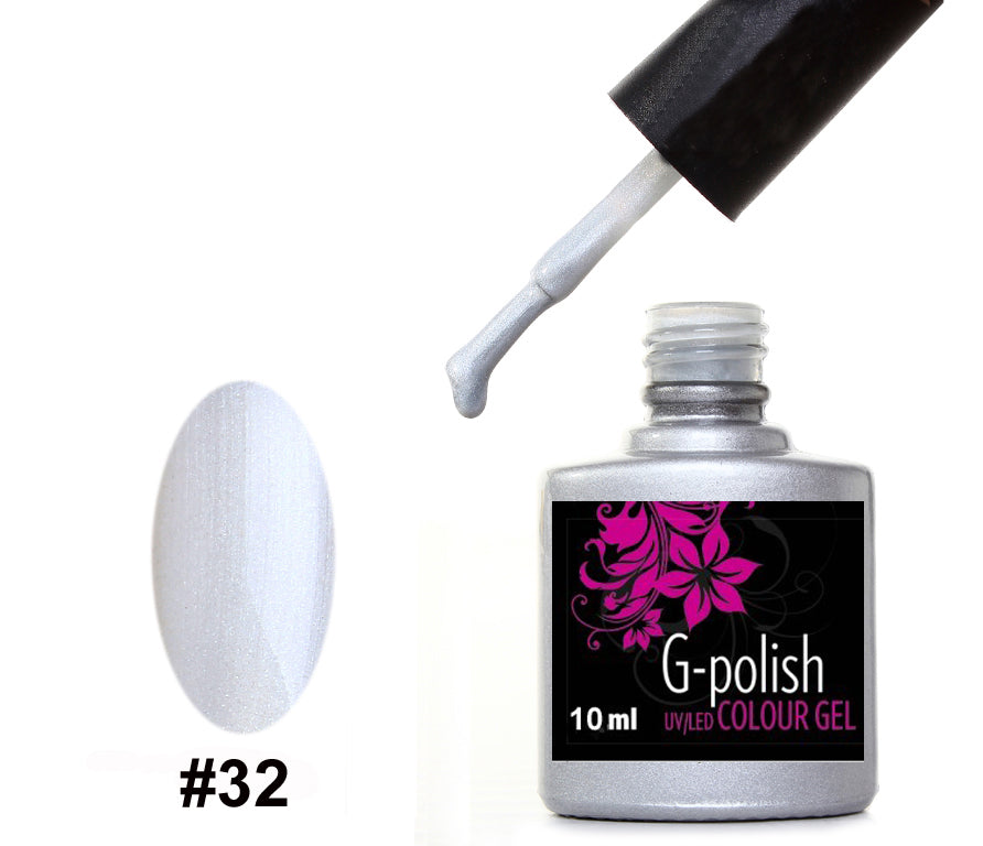 G-Polish Colour no.32 - Silver 10ml
