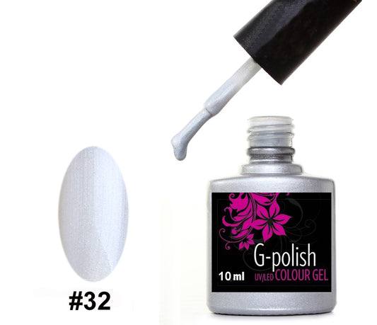 G-Polish Colour no.32 - Silver 10ml