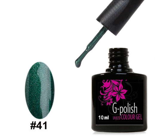 G-Polish Colour no.41 - Pearl Dark Green 10ml