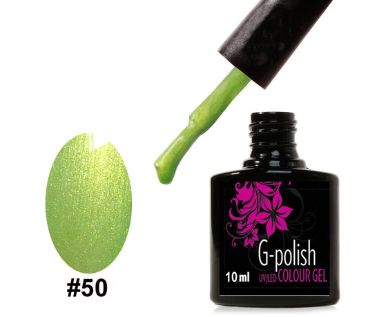 G-Polish Colour no.50 - Apple Green Pearl 10ml