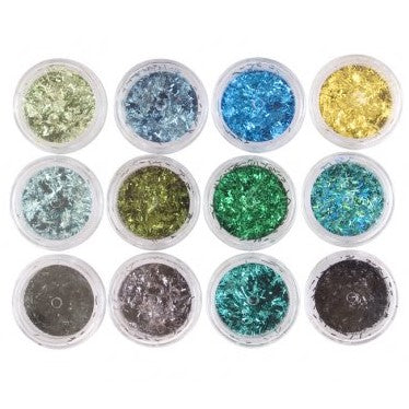 Metallic Green Collection 12pcs - Strip