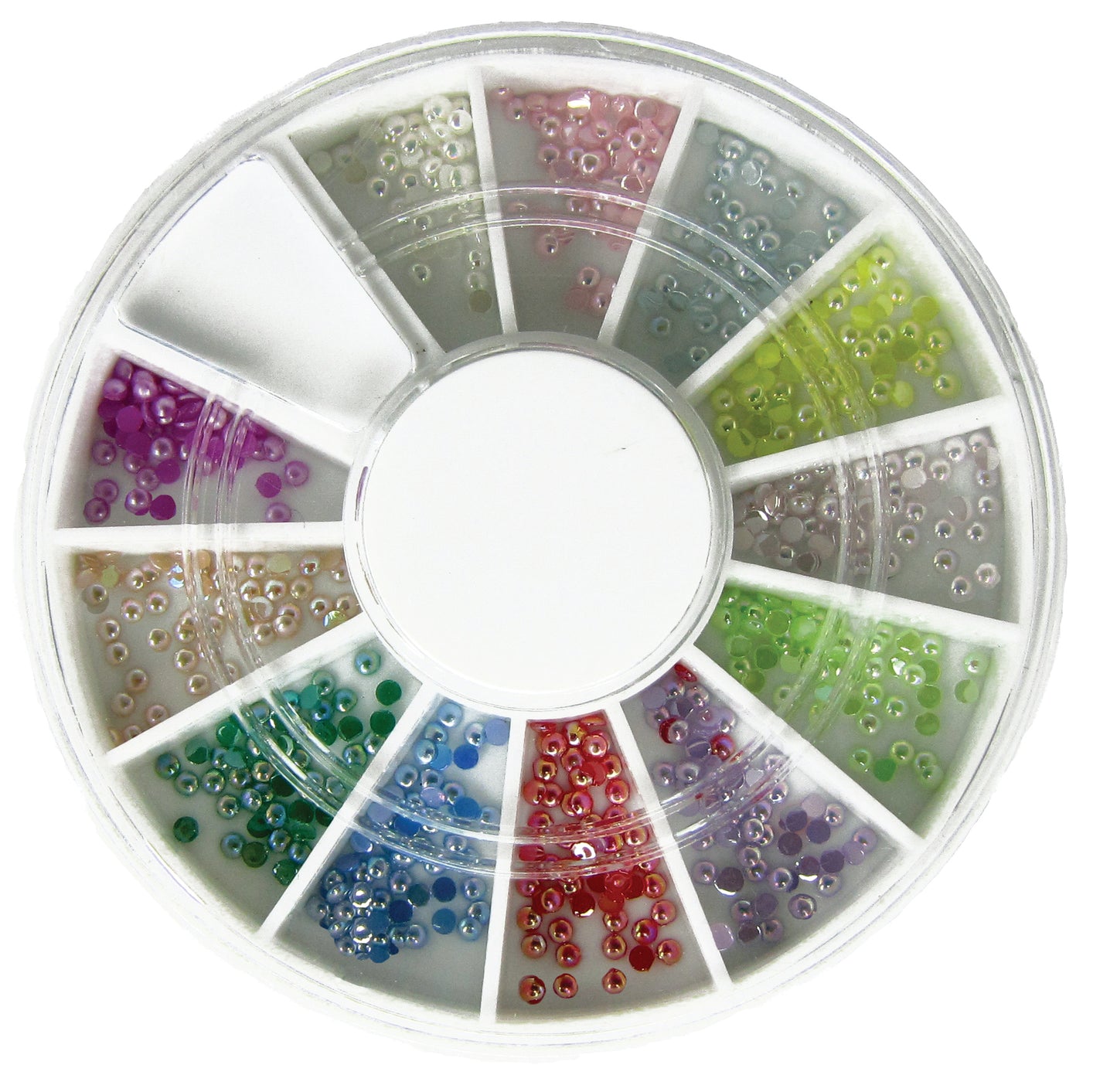Rainbow Pearl Rhinestones 600pcs