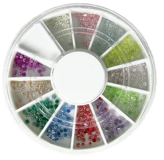 Rainbow Pearl Rhinestones 600pcs
