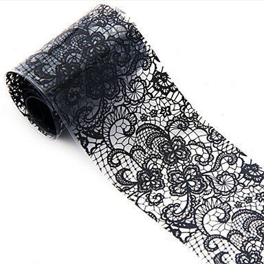 Black Lace Foils - set of 9 patterns