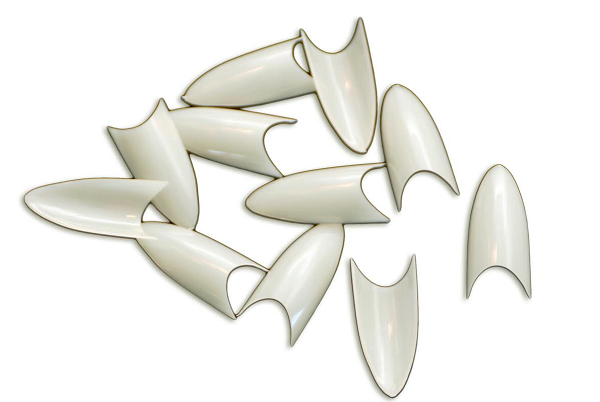 Stiletto Tips - Natural 200pcs