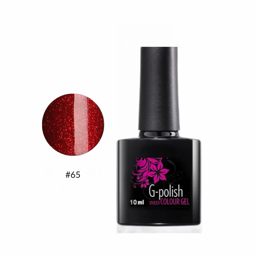 G-Polish Colour No.65 - Sparkling Ruby 10ml