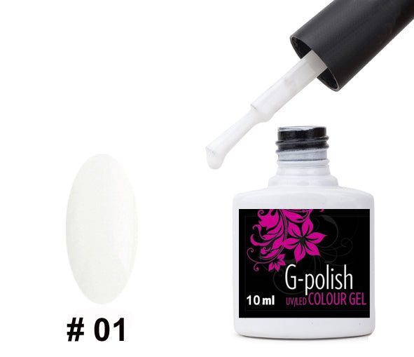 G-Polish French Colour no.1 - Deep-chalk White 10ml