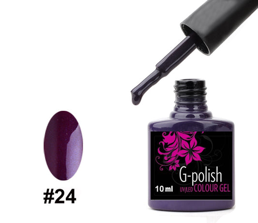 G-Polish Colour no.24 - Plum 10ml