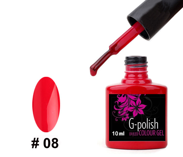 G-Polish Colour no.8 - Raspberry 10ml