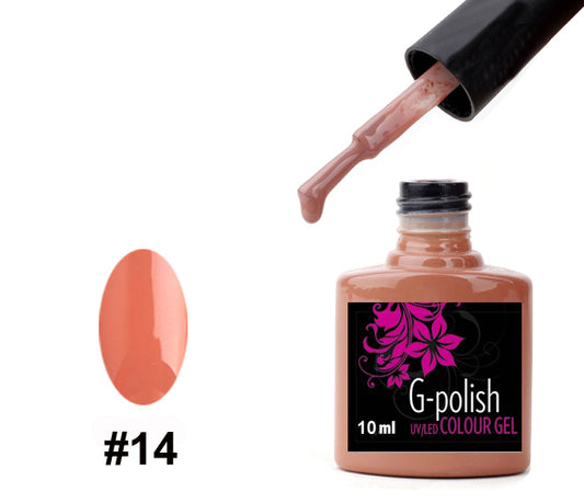 G-Polish Colour no.14 - Sandybrown 10ml