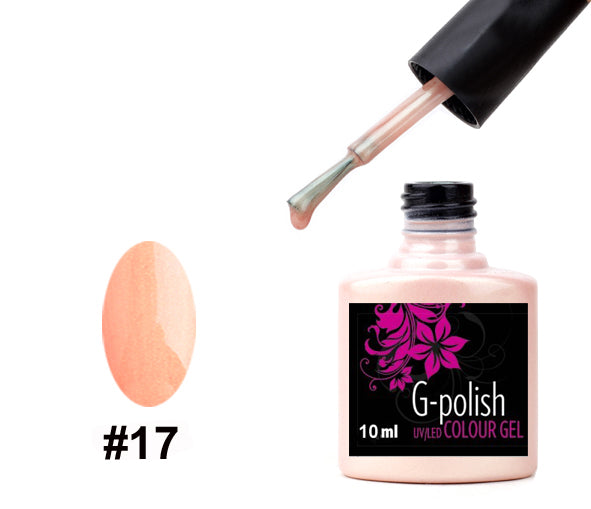 G-Polish Colour no.17 - Golden Light Salmon 10ml