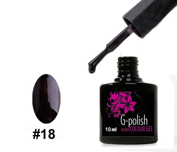 G-Polish Colour no.18 - Black 10ml