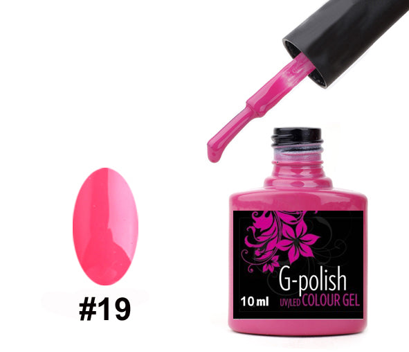 G-Polish Colour no.19 - Deep Pink 10ml