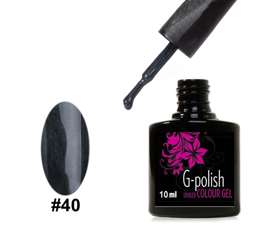 G-Polish Colour no.40 - Pearl Charcoal 10ml