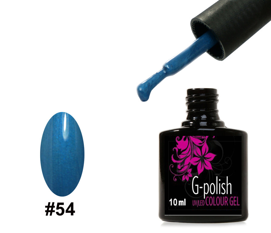 G-Polish Colour no.54 - Steel Blue 10ml