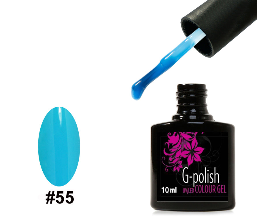 G-Polish Colour no.55 - Deep Sky Blue 10ml