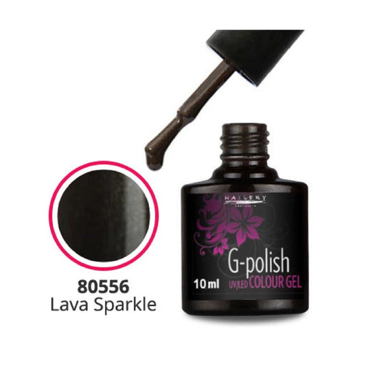 G-Polish Colour no. 56 - Lava Sparkle 10ml