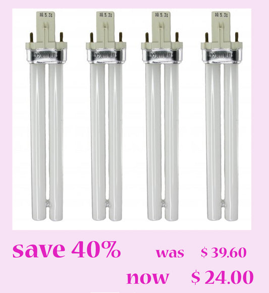 UV Bulbs 9w 4pcs