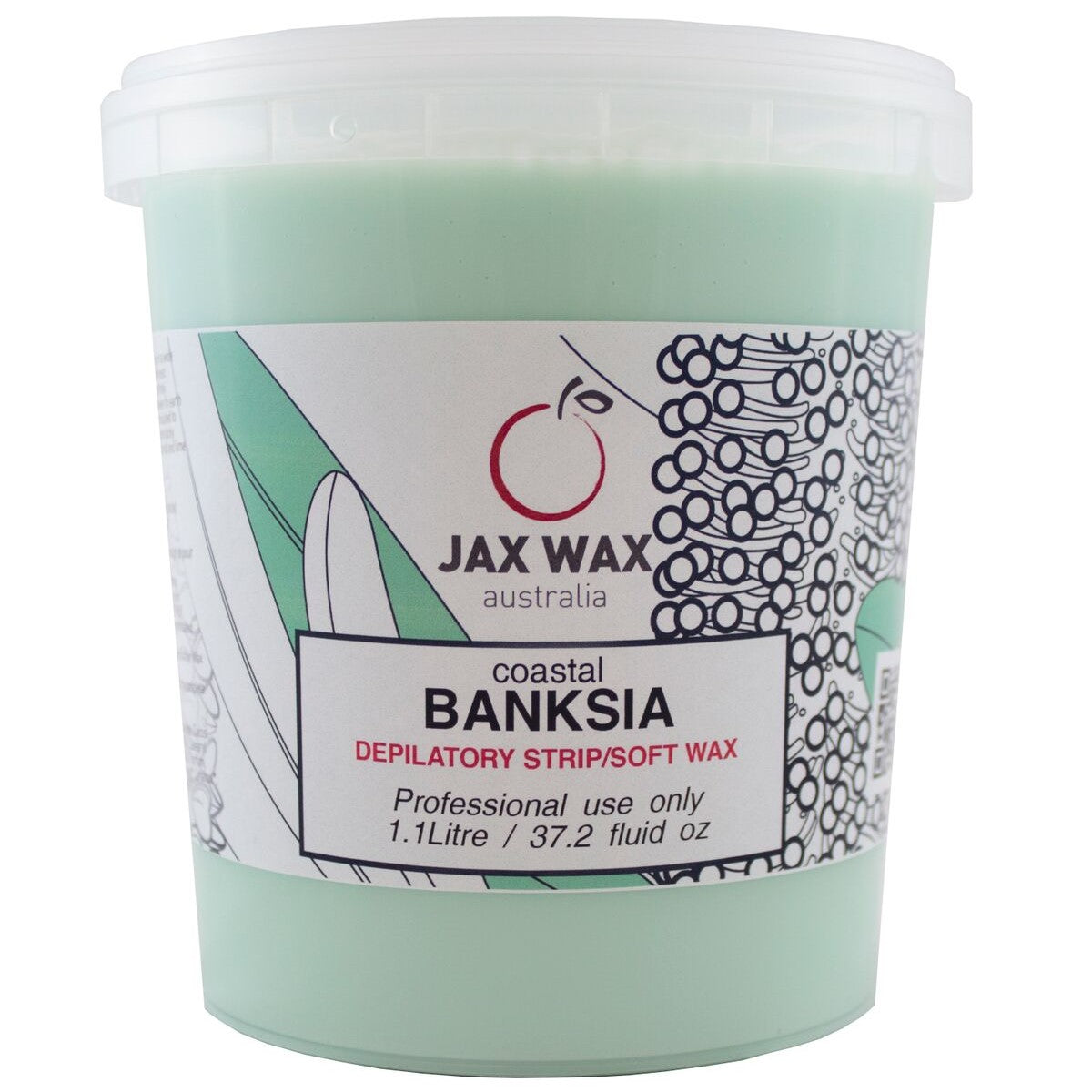 Jax Wax Coastal Banksia Strip Wax Coconut Lime 1.1l