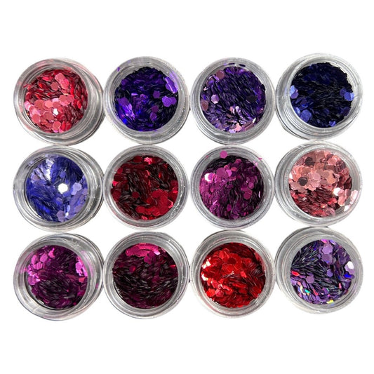 Carole's Choice Glitter Collection 12pcs - Hexagon