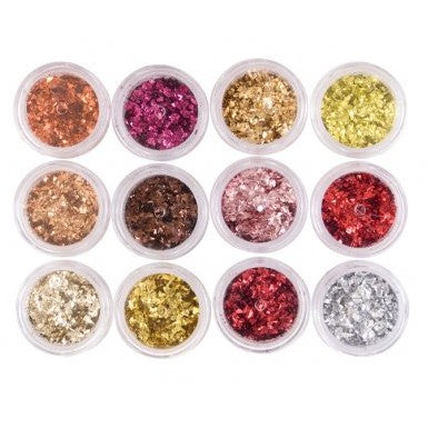 Metallic Earth Glitter Collection 12pcs - Random