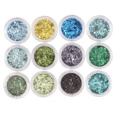 Metallic Green Collection 12pcs - Random