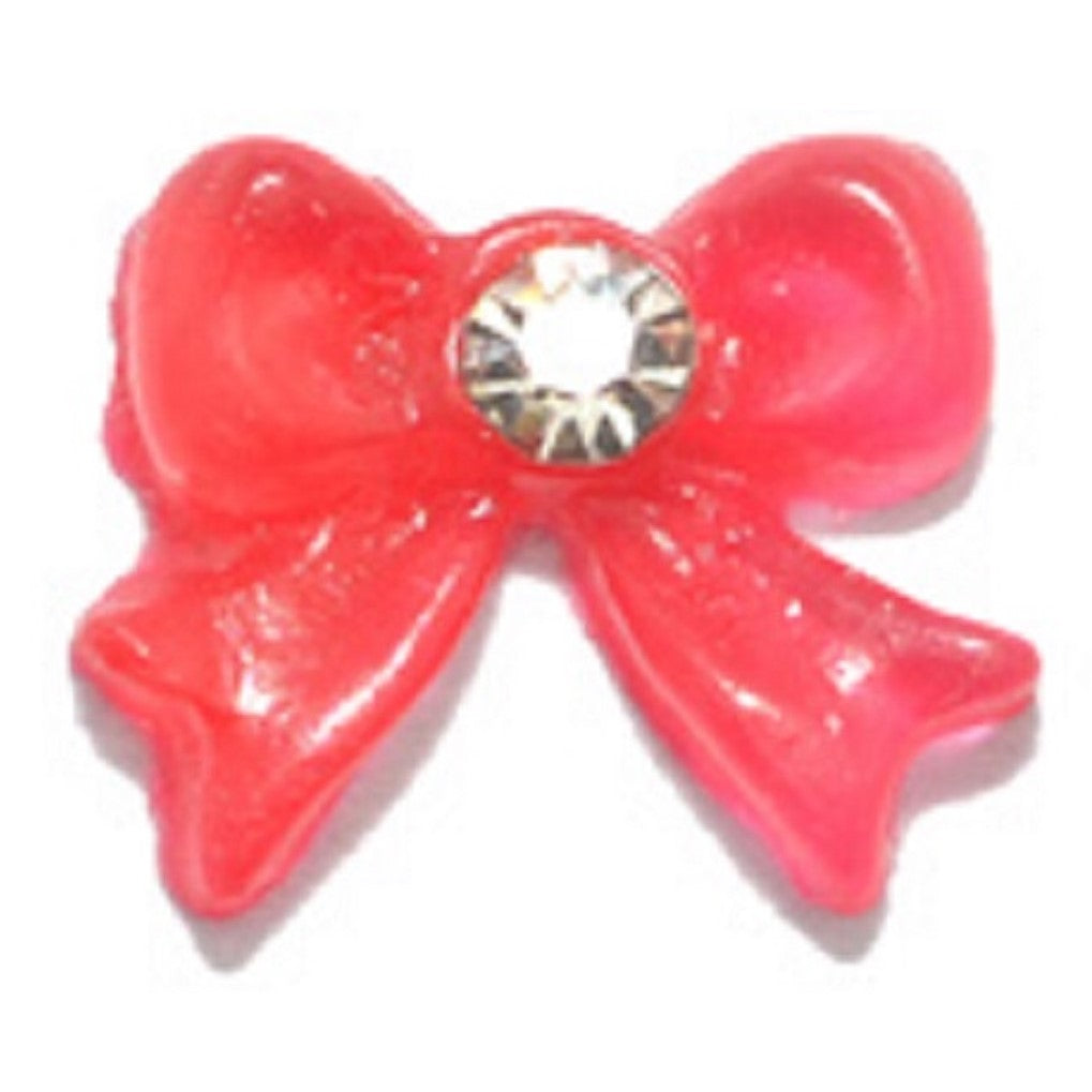 Nail bows #3 Red 5pcs