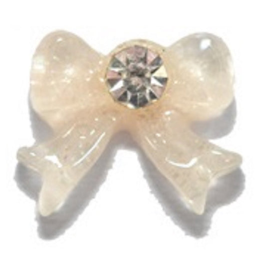 Nail bows #8 Champagne Sparkle 5pcs