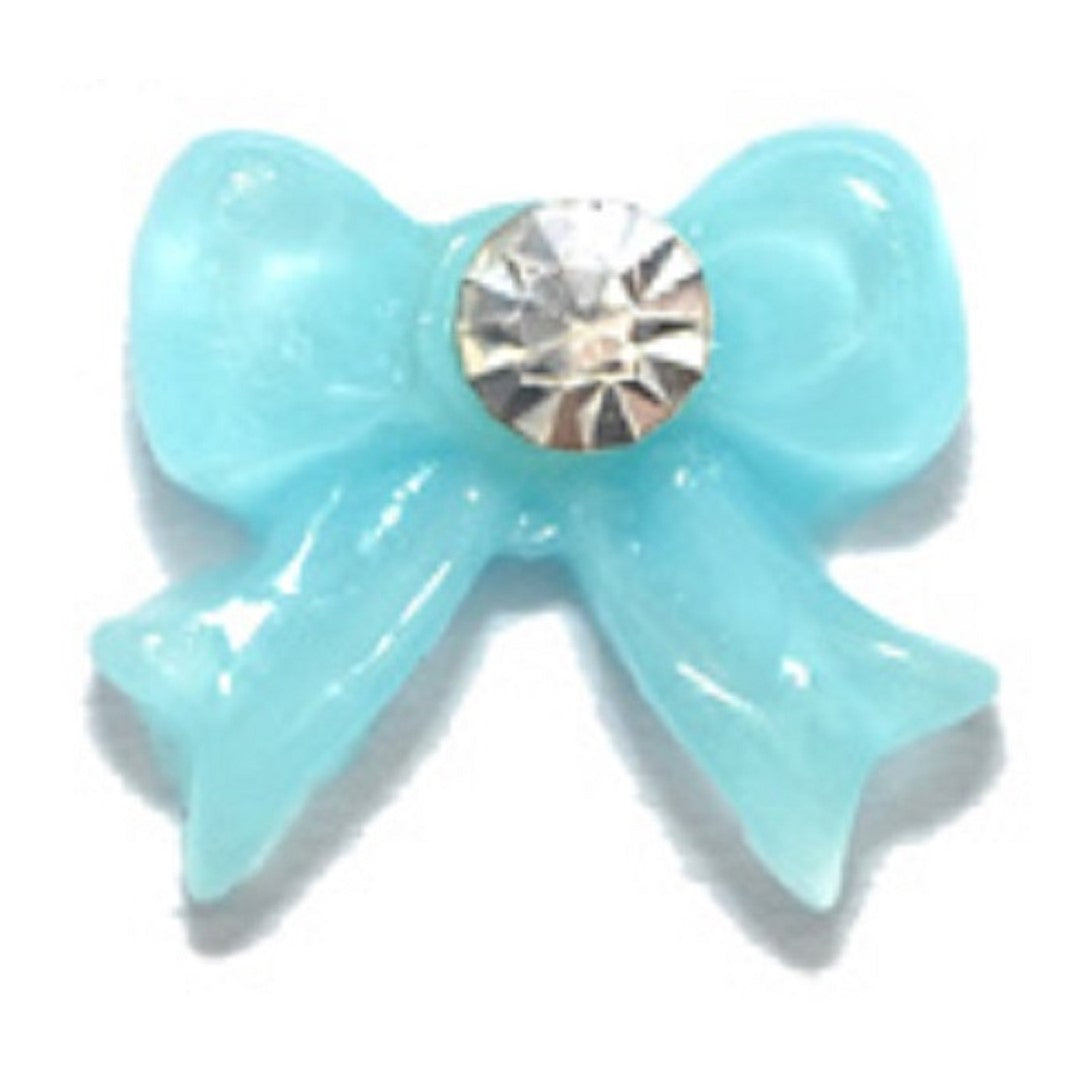 Nail bows #5 Turquoise 5pcs