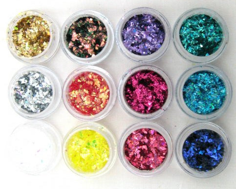 Rainbow Glitter Collection 12pcs - Random