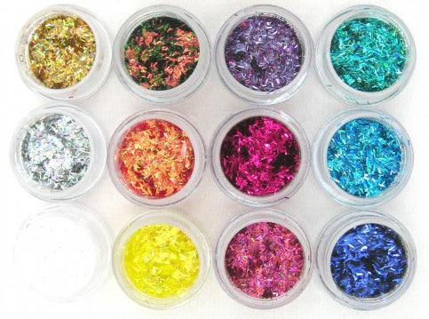Rainbow Glitter Collection 12pcs - Strip