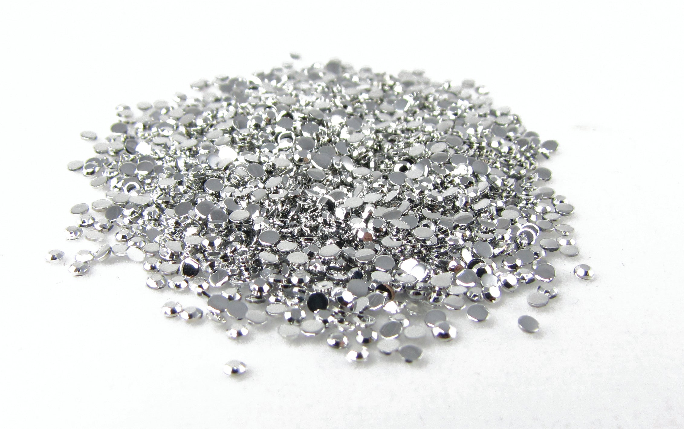 Silver Rhinestones 100pcs – Nailery Australia