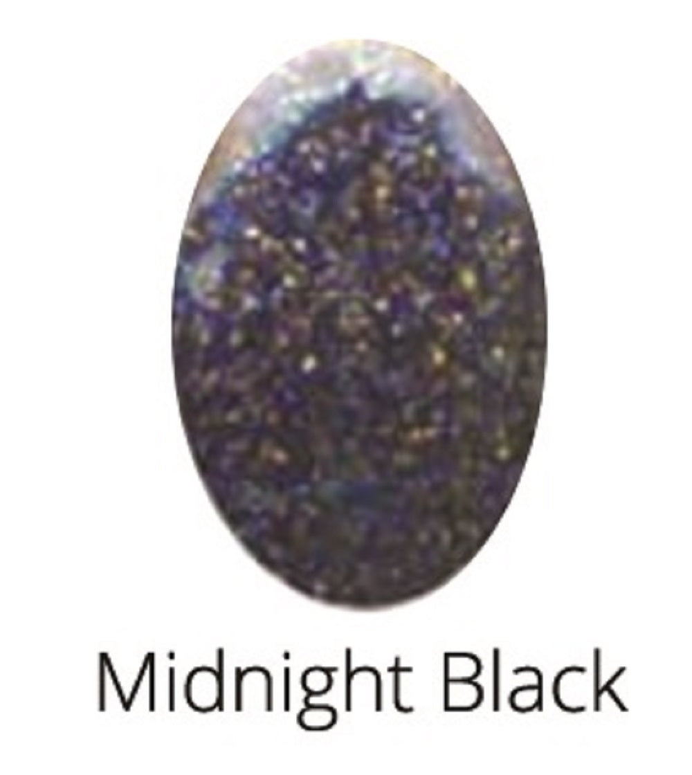 Coloured Acrylic Powder - Midnight Black 10g