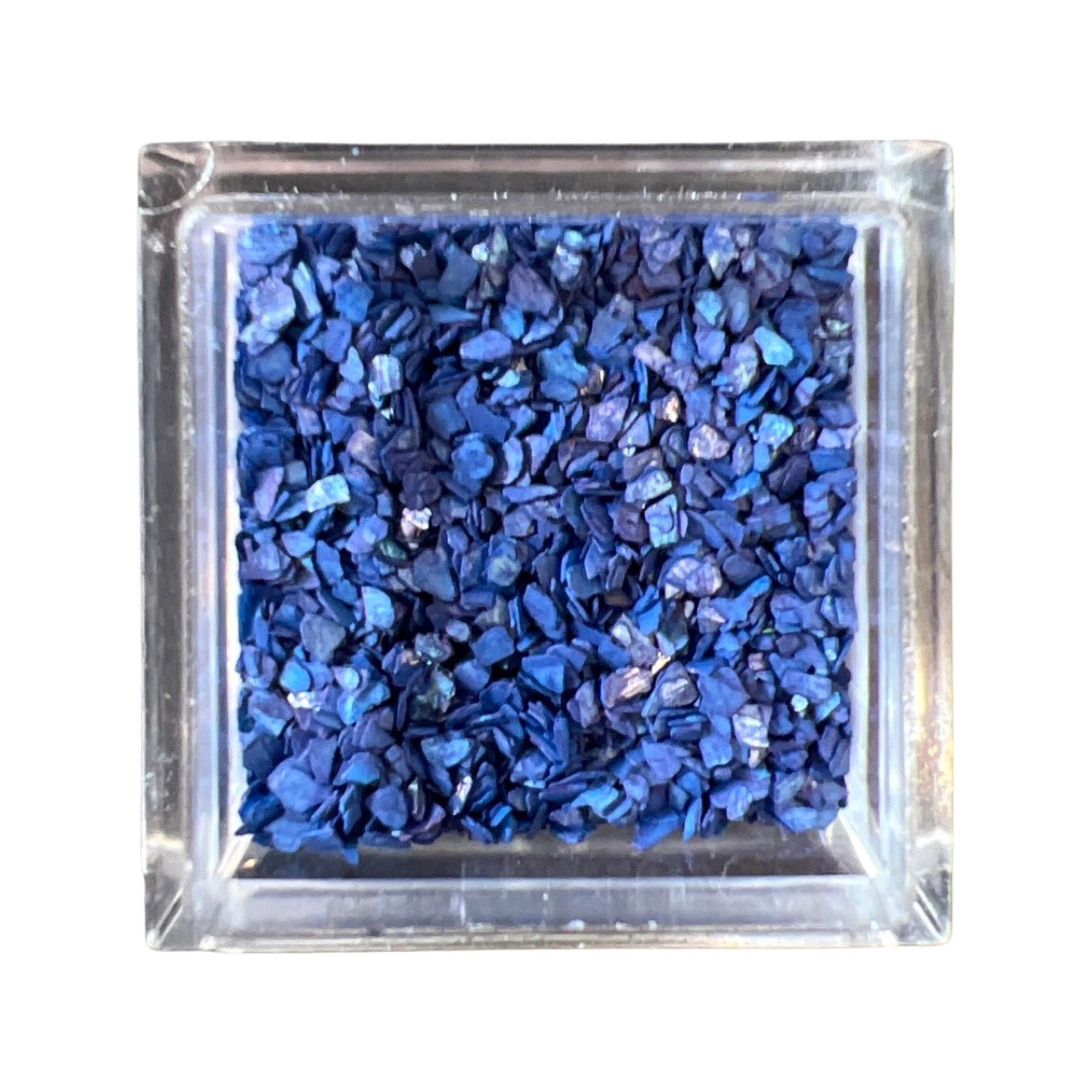 Rocking Shell Blue Crushed Shells - Dark Blue – Nailery Australia