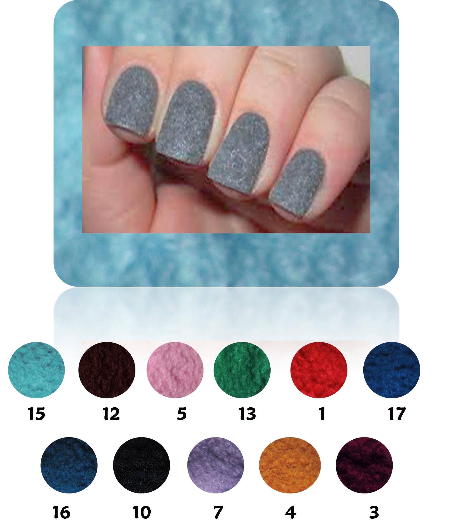 Grey Flocking Powder Flocking Powder – Nailery Australia