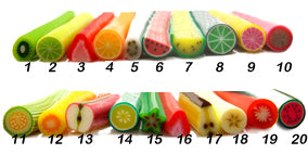 Fimo Sticks - Fruit