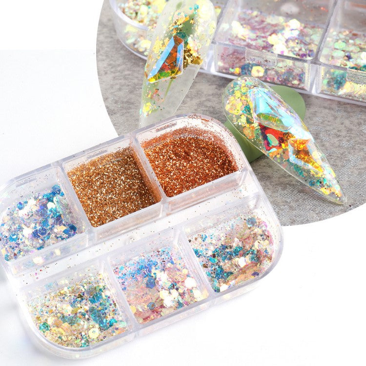 Mixed Glitter Pack - 6 Colours