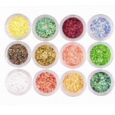 Neon Glitter Collection 12pcs - Chunky