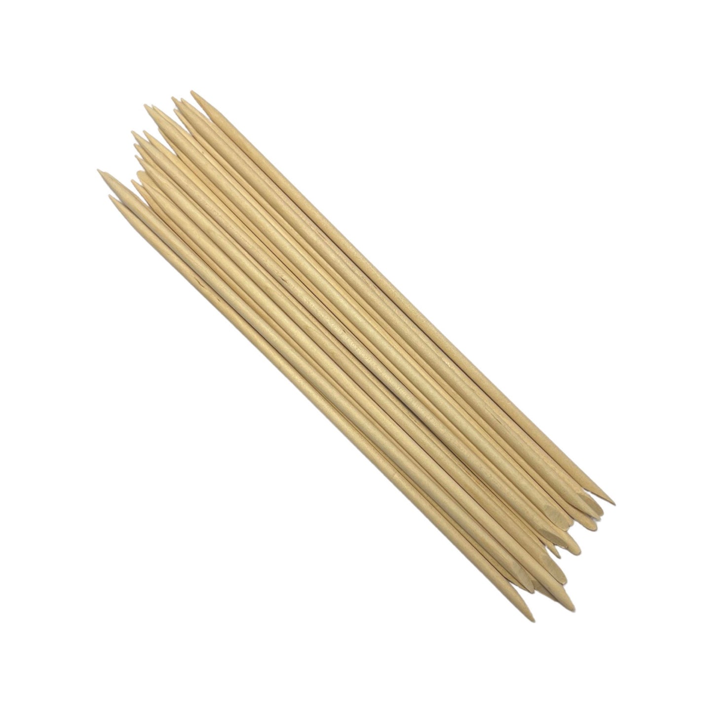 Orange Wood Manicure Cuticle Sticks